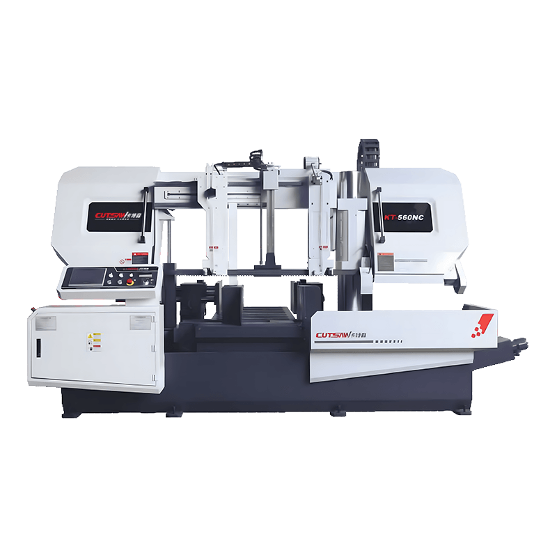 KT-560NC 완전 자동 CNC 띠톱 기계 수평 띠톱